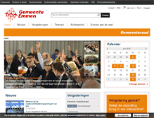 Tablet Screenshot of gemeenteraademmen.nl